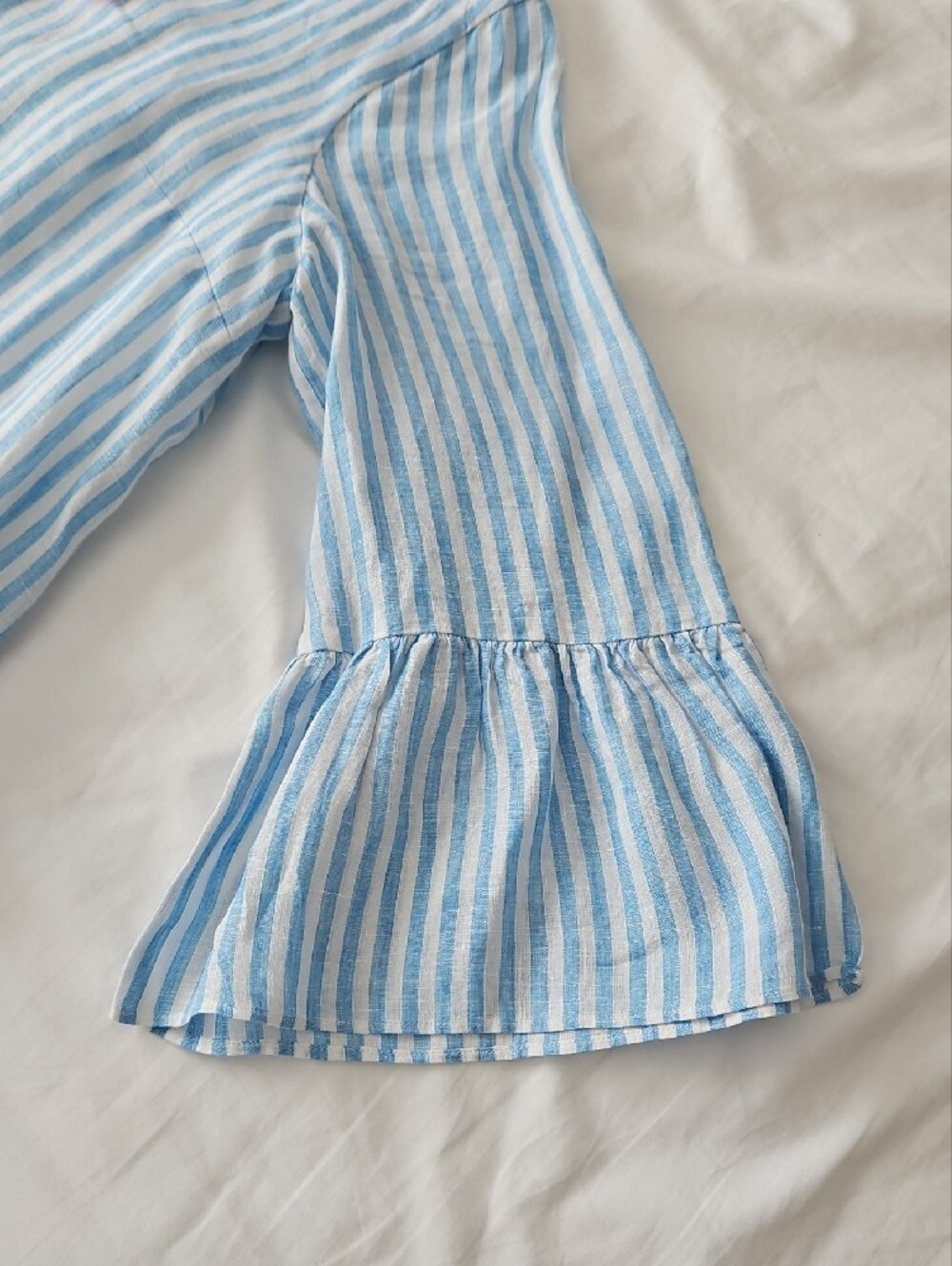 Lilly Pulitzer Blue and White Striped Button Dress - Picture 5 of 12